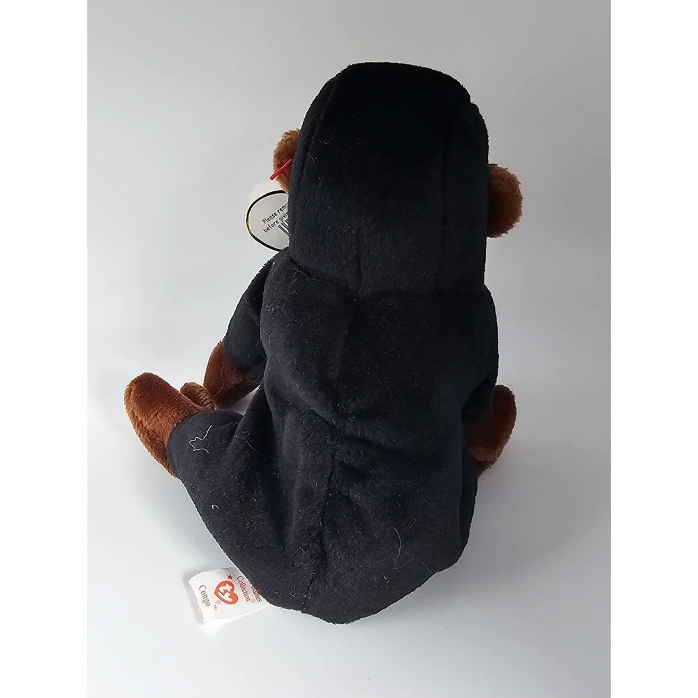 Ty Beanie Babies Congo the Gorilla Black Brown Plush Toy 1996 Vintage With Tags